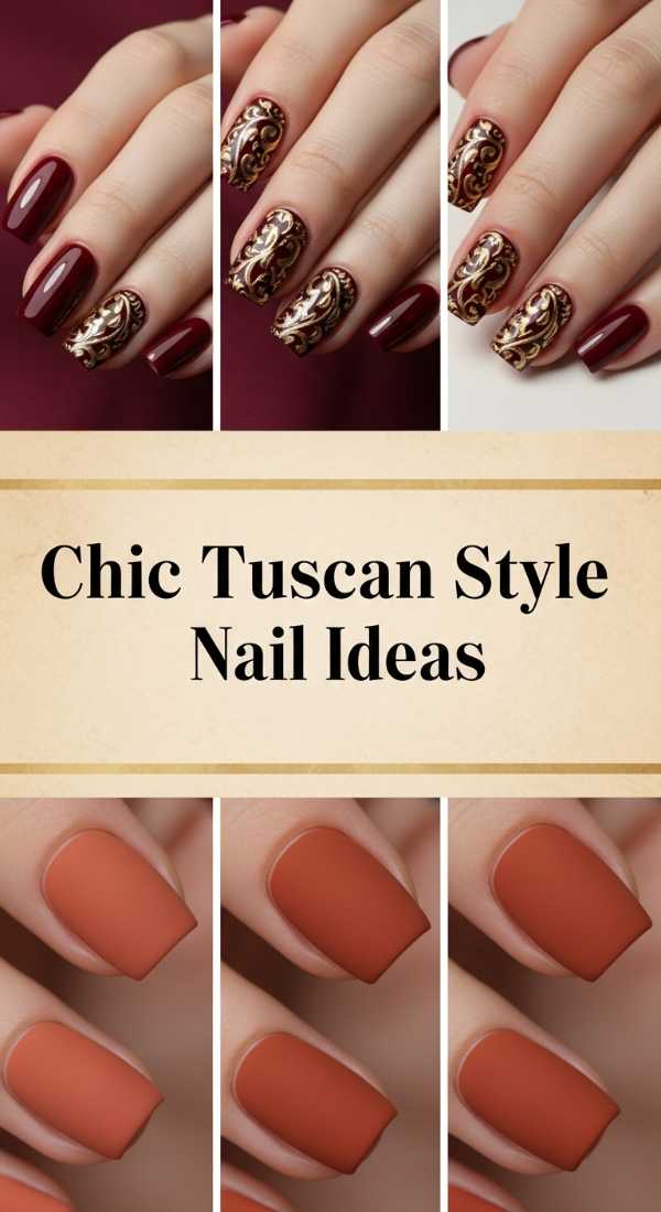 Chic Tuscan Style Nail Ideas 69e905bd3c05f