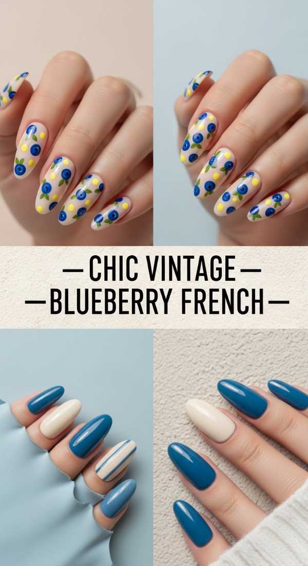 Chic Vintage Blueberry French 69ecf898b2952