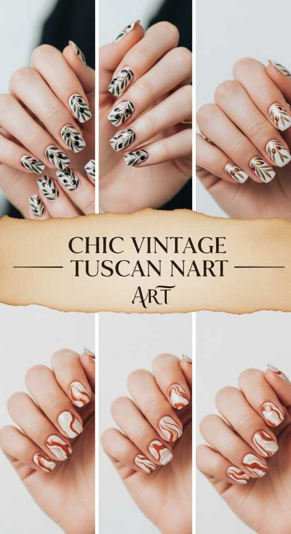 Chic Vintage Tuscan Nail Art 69ee4084a771e