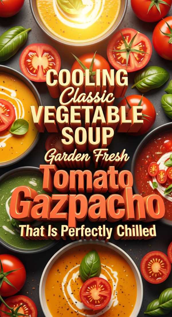 Chilled Garden Fresh Tomato Gazpacho Soup 69e72470cbe97