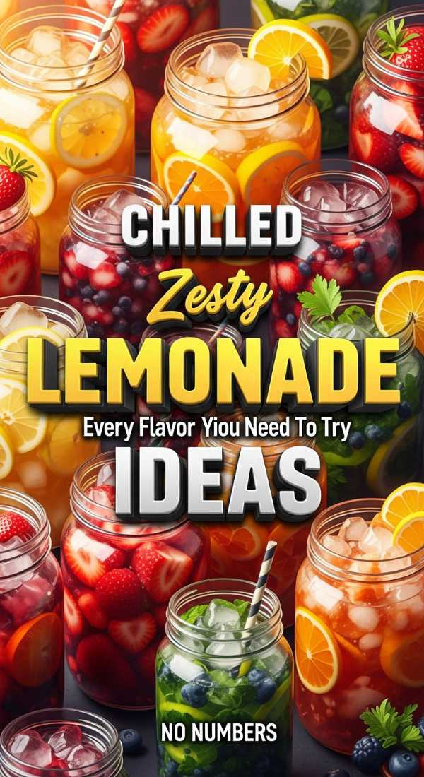 Chilled Zesty Lemonade Ideas Every Flavor Variation You Need To Try 69eca54a183c2
