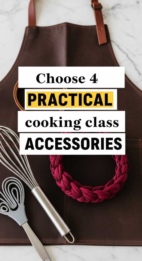 Choose 4 Practical Cooking Class Accessories 69e21f093e8f2