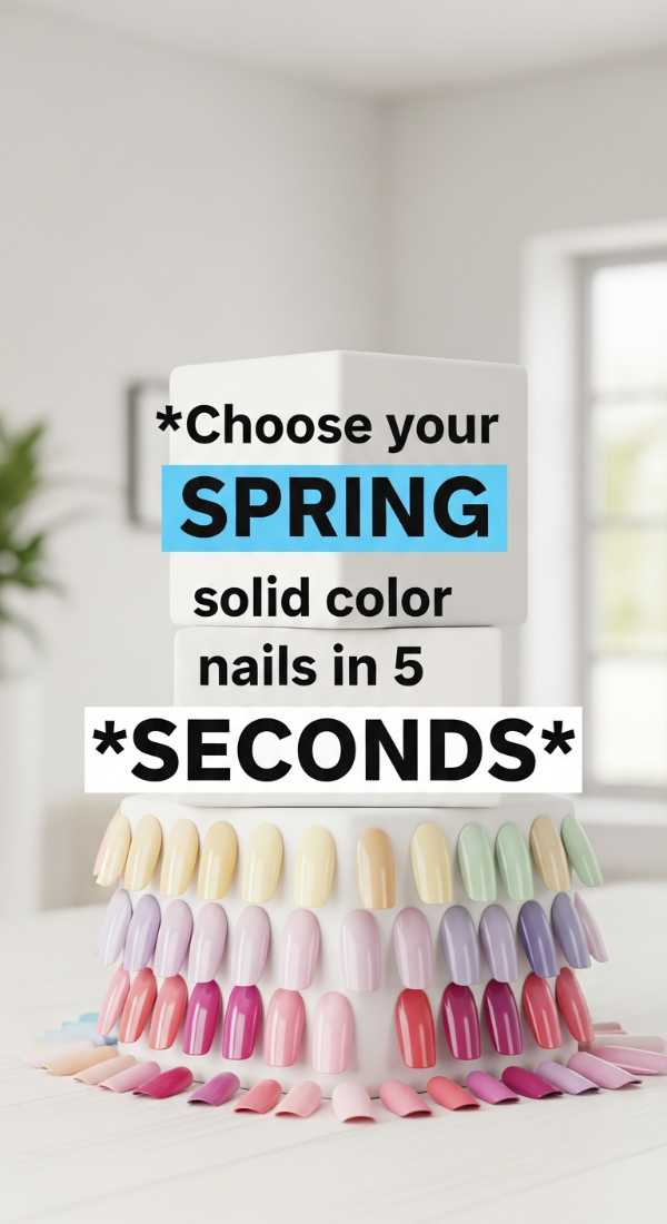 Choose Your Spring Solid Color Nails In 5 Seconds 69e3c06d13951