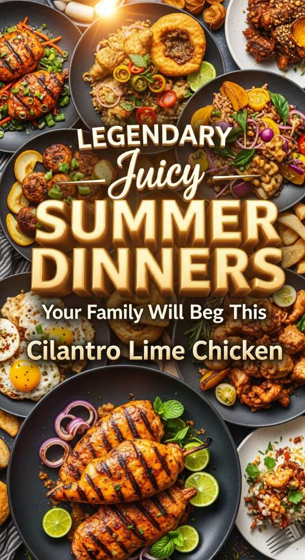 Cilantro Lime Chicken Summer Meal 69eb90fe47de5