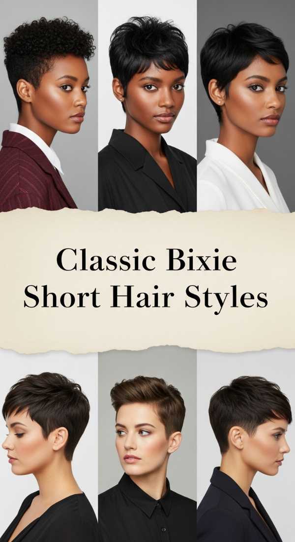 Classic Bixie Short Hair Styles 69ef4a3ceac9a
