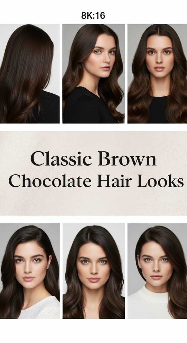 Classic Brown Chocolate Hair Looks 69ecedaf95f6a