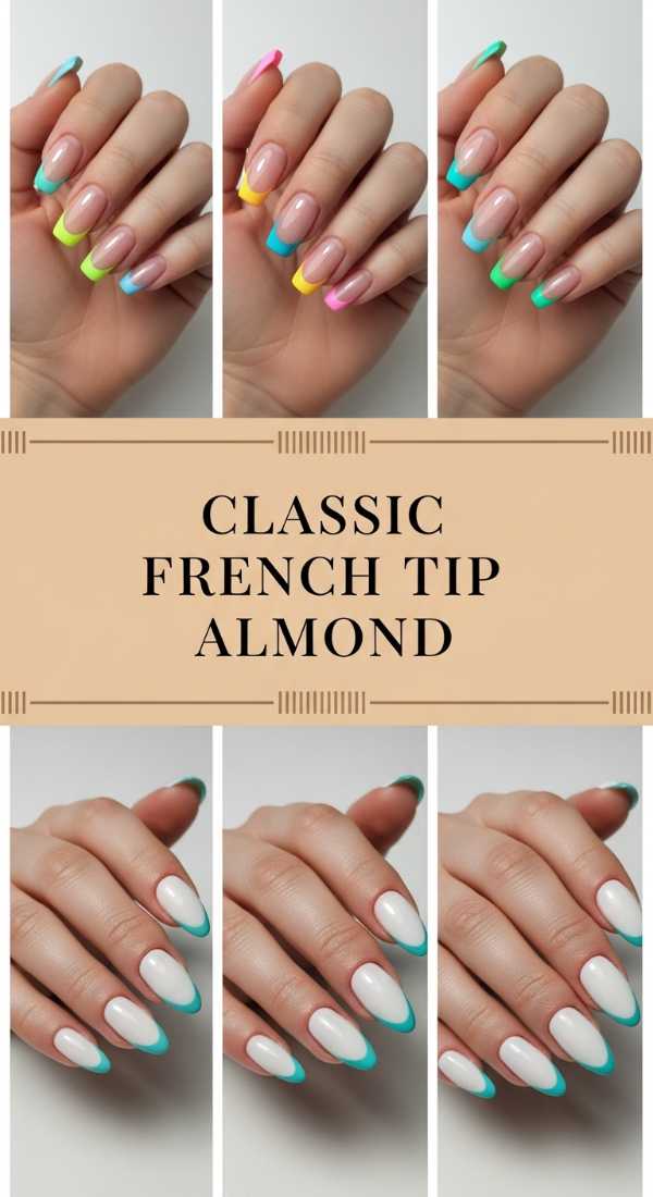 Classic French Tip Almond 69ef94db2f6f5