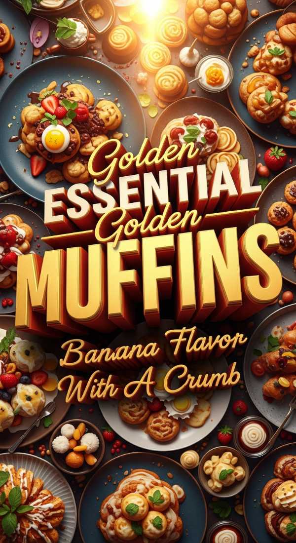 Classic Golden Banana Muffins 69ee41f711955