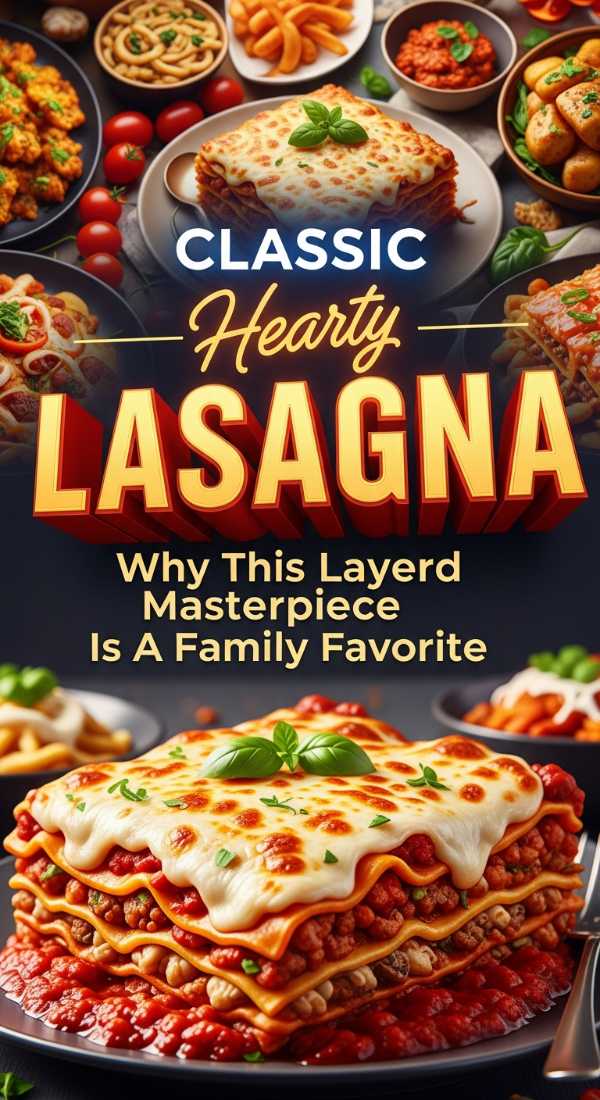 Classic Hearty Homemade Lasagna Layers 69e362bf10b32
