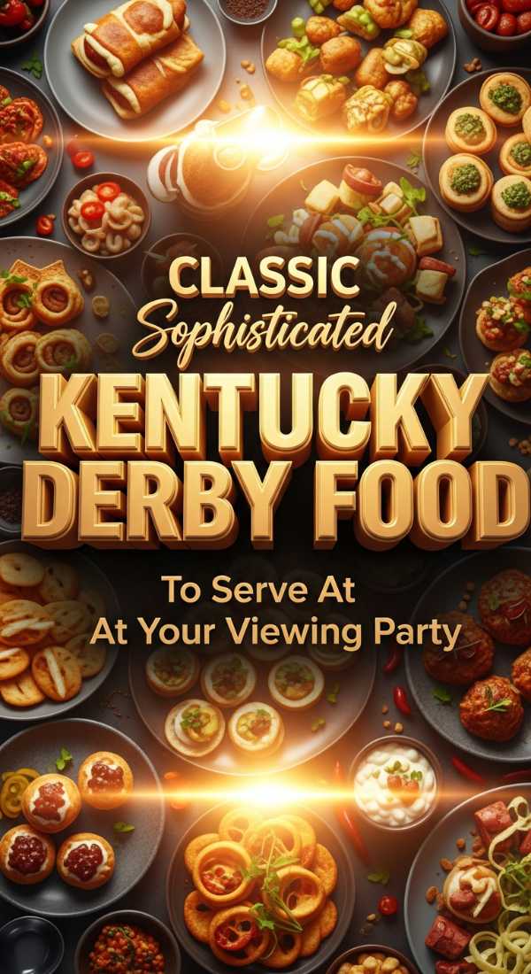 Classic kentucky derby food menu