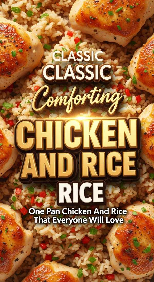 Classic One Pan Chicken And Rice For Busy Nights 69e4a70124551