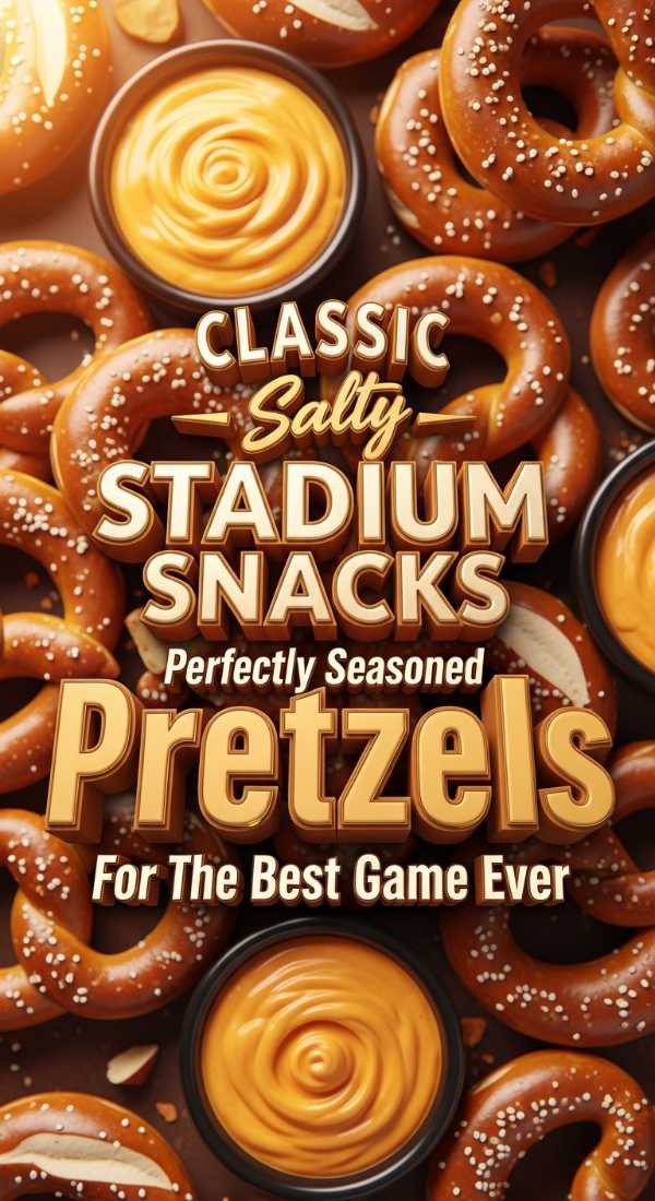 Classic Salty Stadium Snacks Perfectly Seasoned Pretzels For The Best Game Ever 69edb8f7aa210