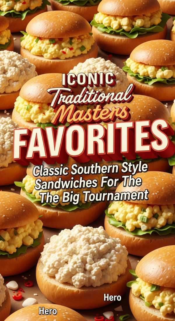 Classic Southern Style Sandwiches For The Big Tournament 69e9bca2d606a