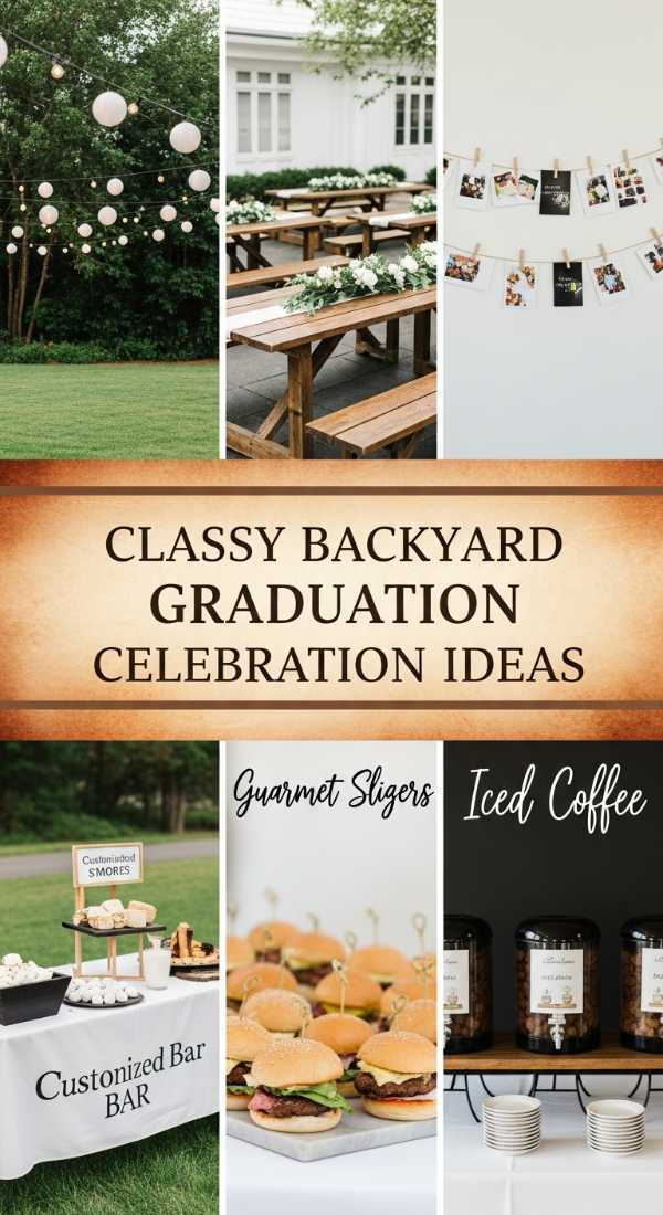 Classy Backyard Graduation Celebration Ideas 69df2350b87d9