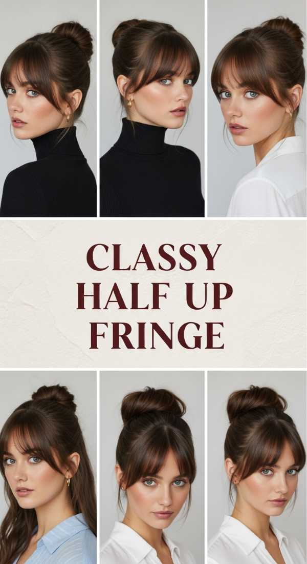 Classy Half Up Fringe 69e742dcac343