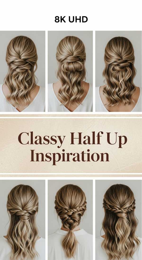 Classy Half Up Inspiration 69e33a03074df