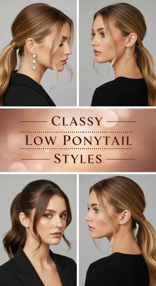 Classy Low Ponytail Styles 69e339faad47e