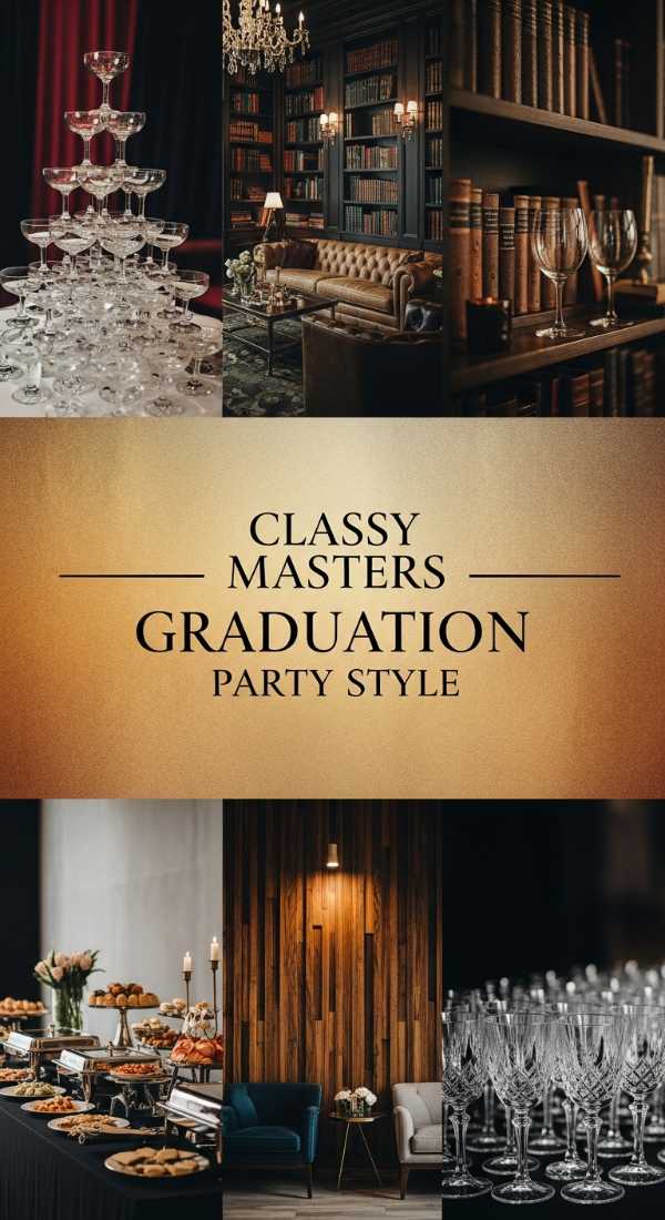 Classy Masters Graduation Party Style 69df2354d54a0