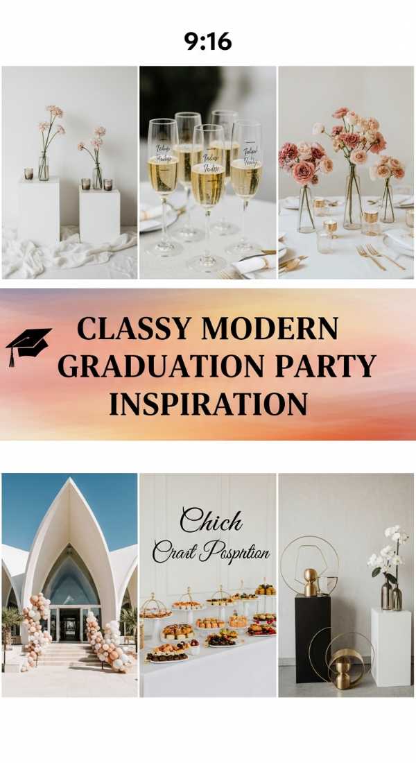 From Guest List to Glam: The Ultimate Chic Celebration Blueprint Classy Modern Graduation Party Inspiration 69df2359bd0ff