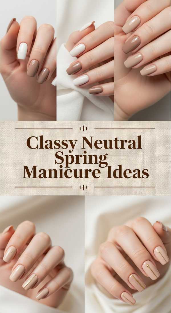 Classy Neutral Spring Manicure Ideas 69f2493d03a6f