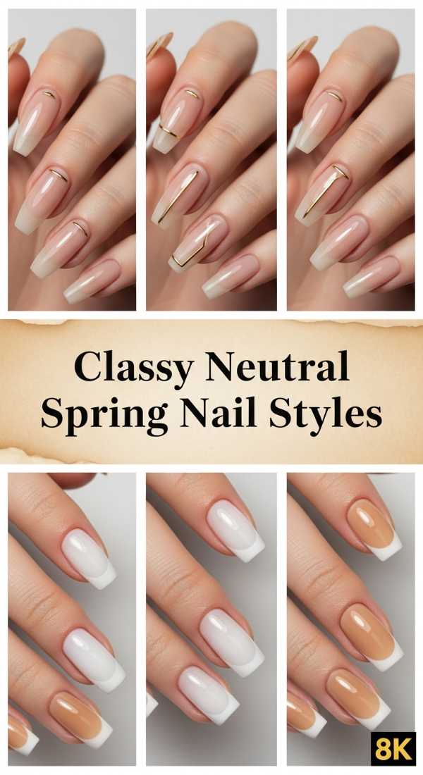 Classy Neutral Spring Nail Styles 69f24a8f1d630