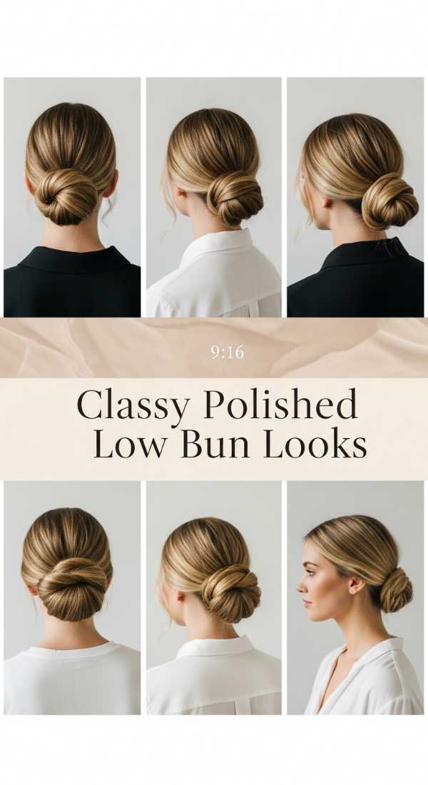 Classy Polished Low Bun Looks 69e33a0d5fa61