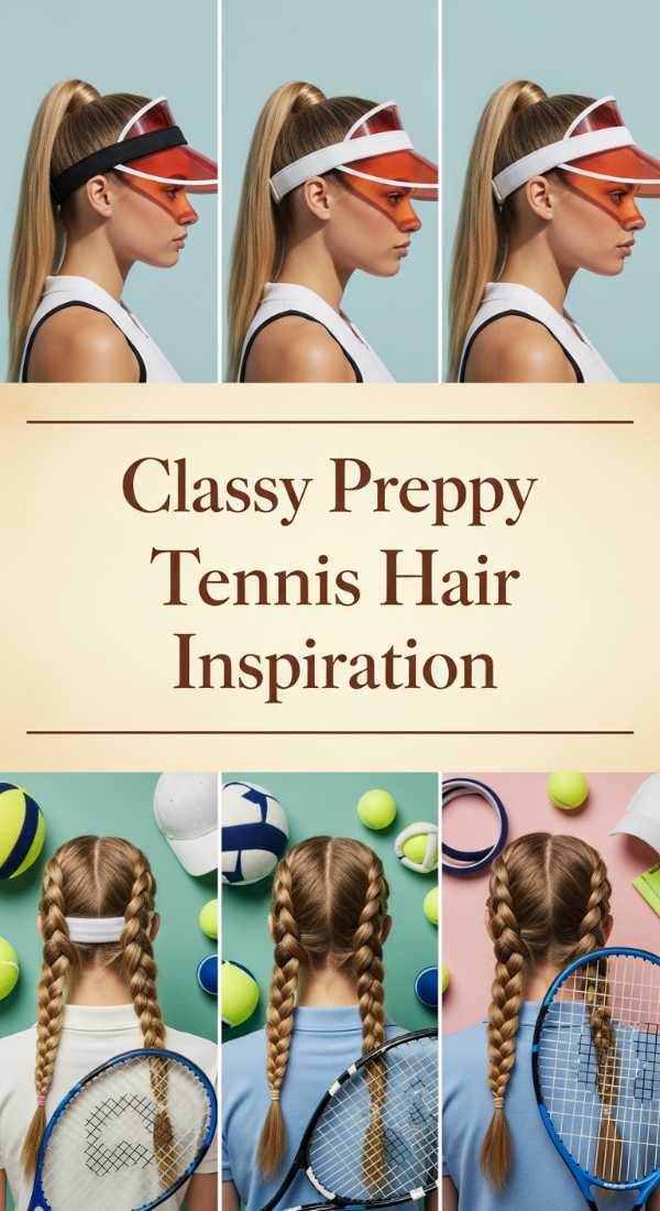 Classy Preppy Tennis Hair Inspiration 69df3fc00a857