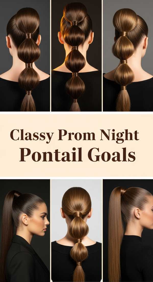Classy Prom Night Ponytail Goals 69eb967236825