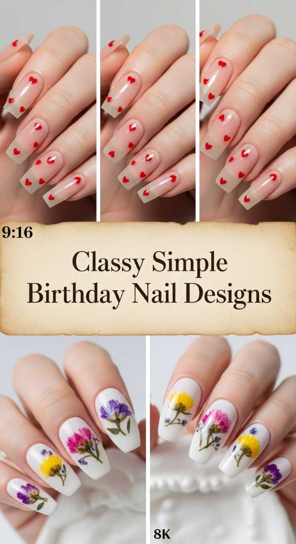 Classy Simple Birthday Nail Designs 69eba05acc505
