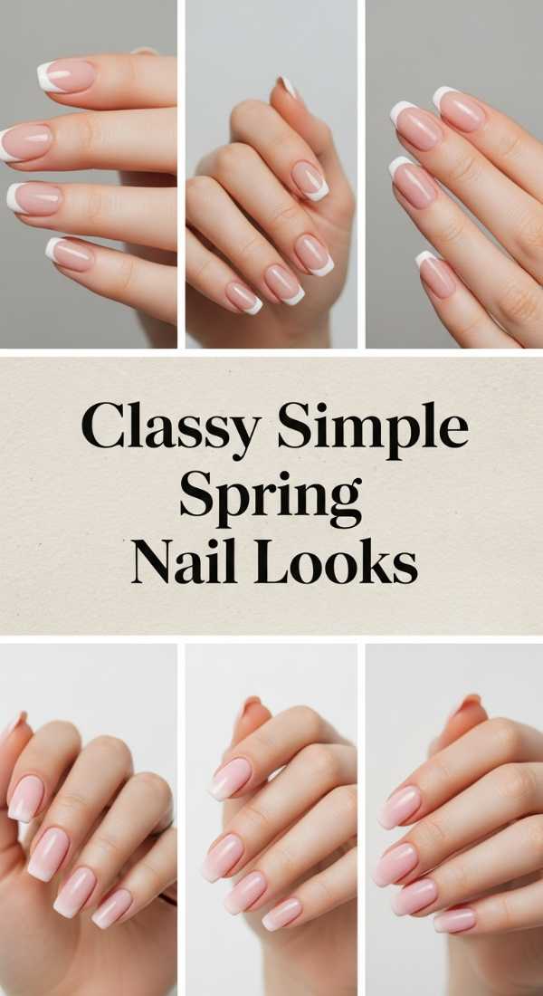 Classy Simple Spring Nail Looks 69df3ab8a31bc