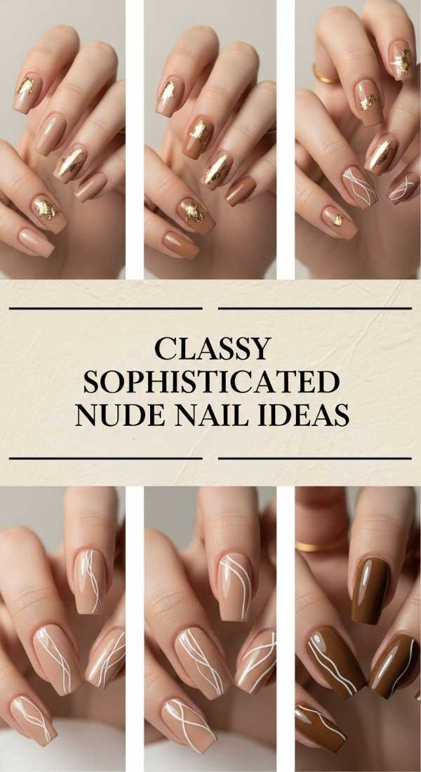 Classy Sophisticated Nude Nail Ideas 69e350e83423f