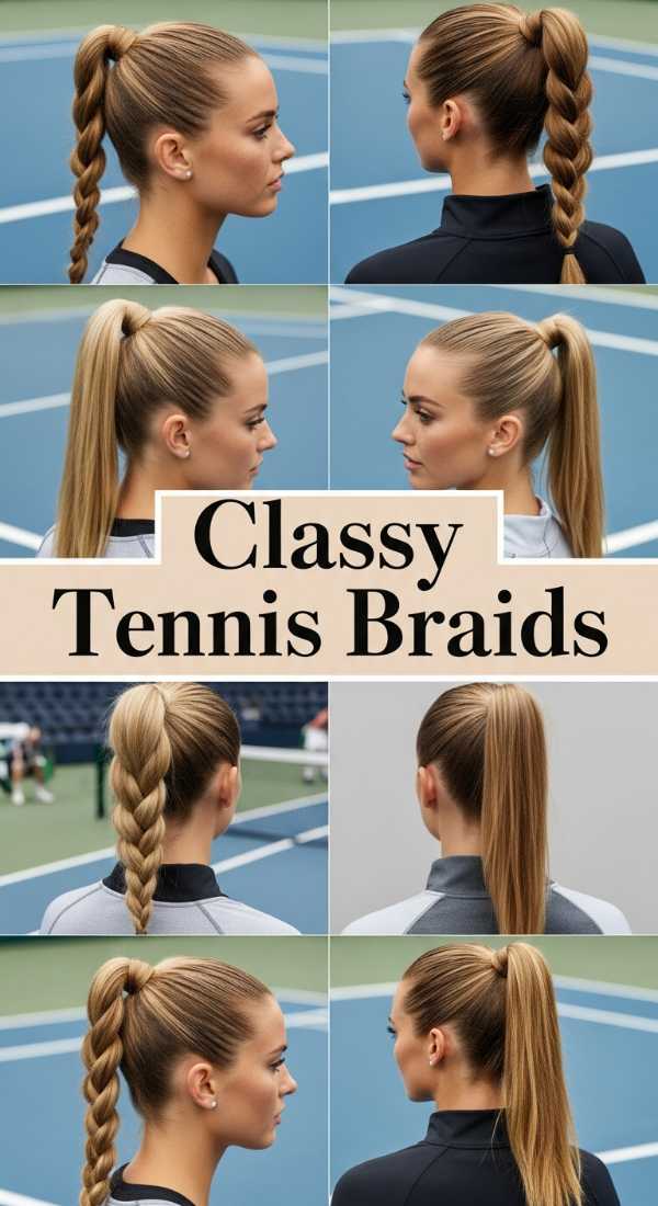 Classy Tennis Court Braids 69e5e10cd4b4c