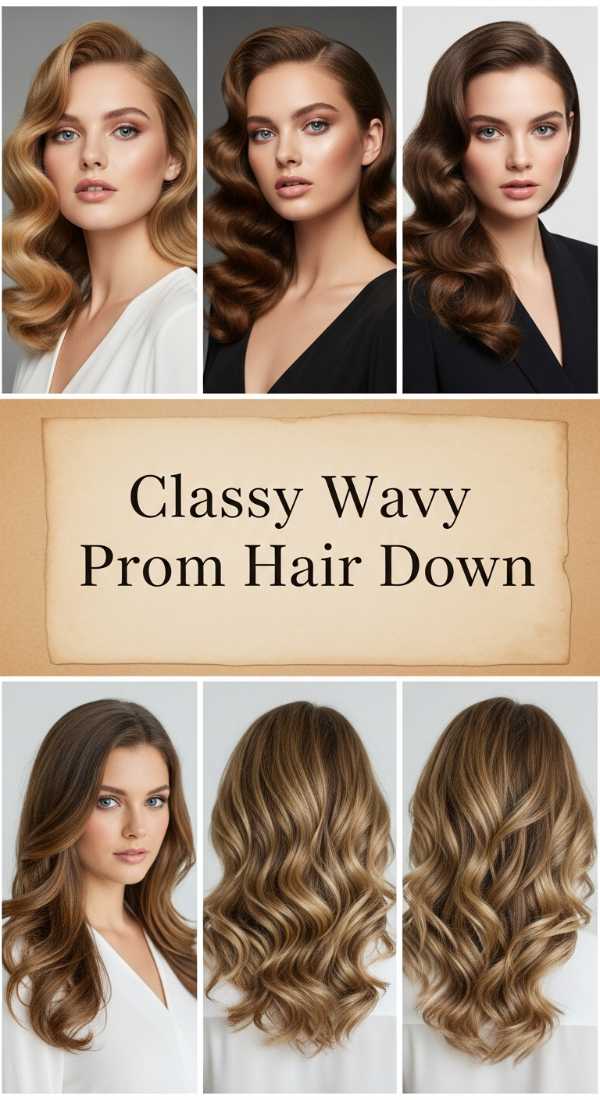 Classy Wavy Prom Hair Down 69f33ca73adfa