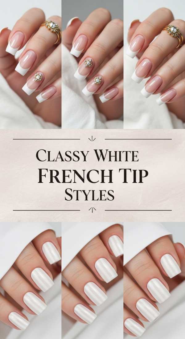 Classy White French Tip Styles 69ee591fba7ef
