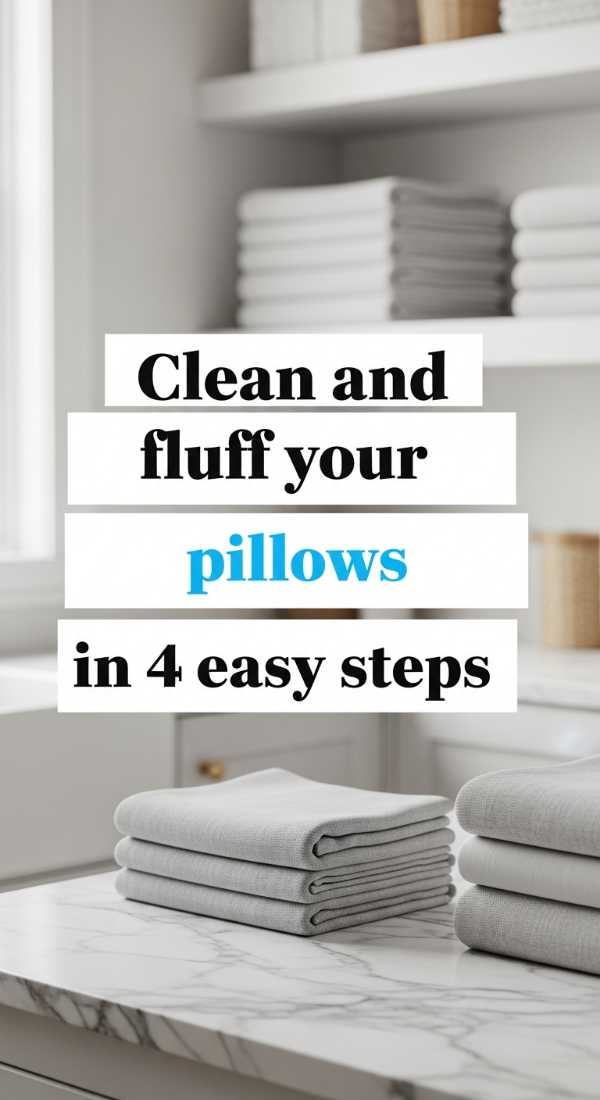 Clean And Fluff Your Pillows In 4 Easy Steps 69e649874444e