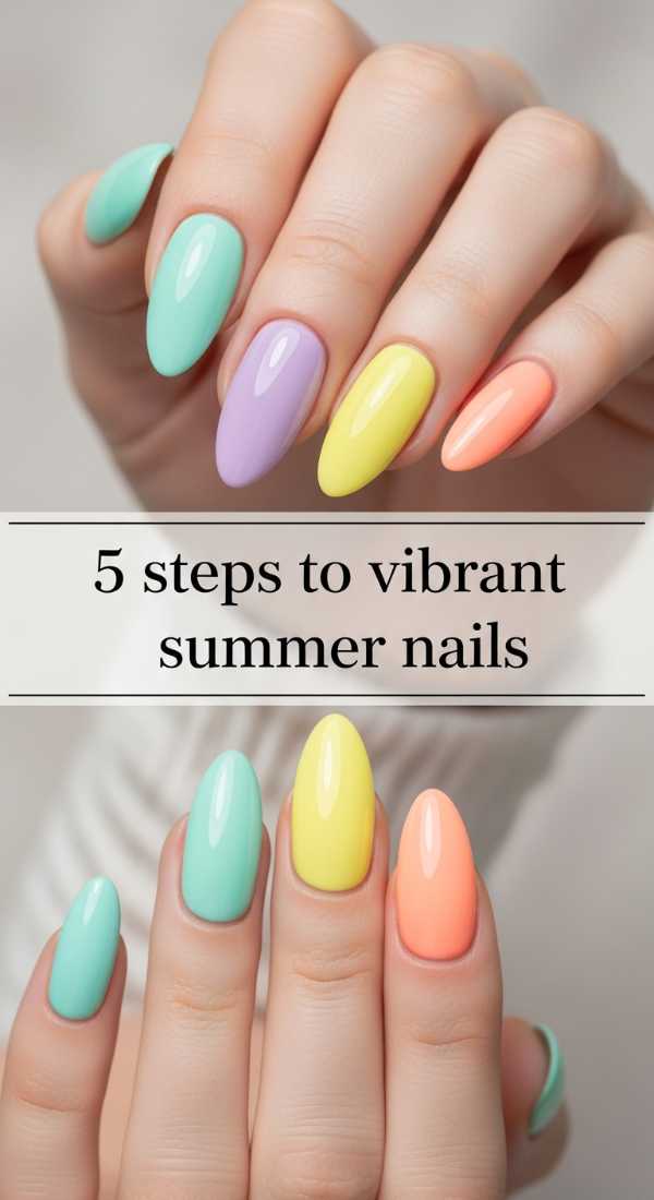 Colorful Pastel Summer Almond Mix 69eba3baef341