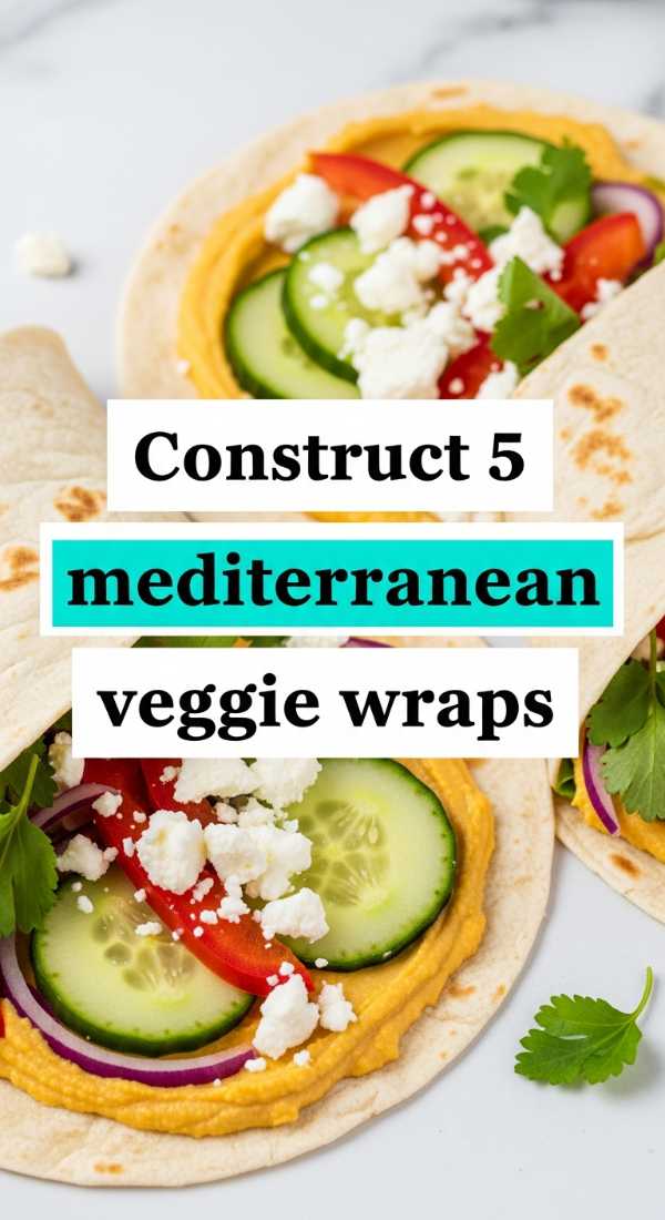 Construct 5 Mediterranean Veggie Wraps 69eb7e1e038db