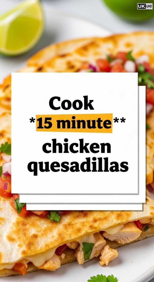 Cook 15 Minute Chicken Quesadillas 69de7f131dfb4