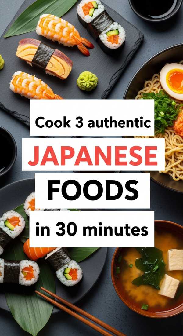 Cook 3 Authentic Japanese Foods In Under 30 Minutes 69ec86d762981