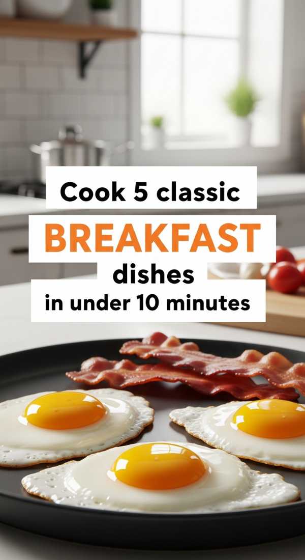 Cook 5 Classic Breakfast Dishes In Under 10 Minutes 69f05aa86e09e