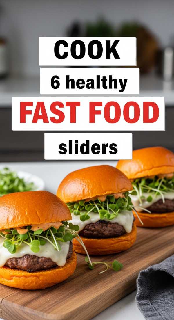 Cook 6 Healthy Fast Food Sliders 69edf419b2b17