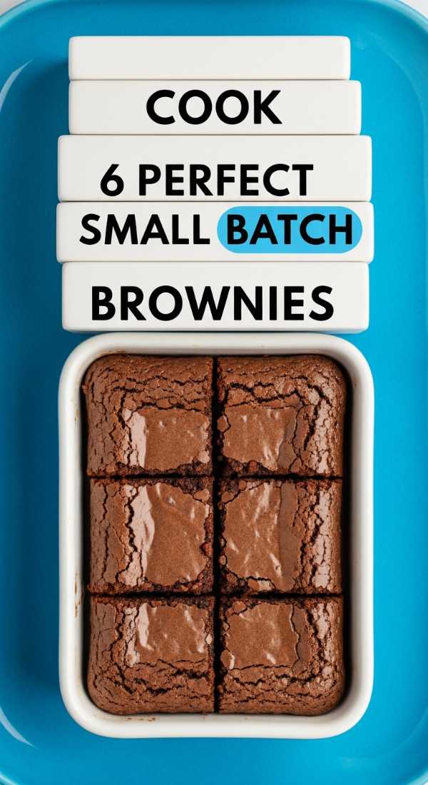 Cook 6 Perfect Small Batch Brownies 69f197132ac2c