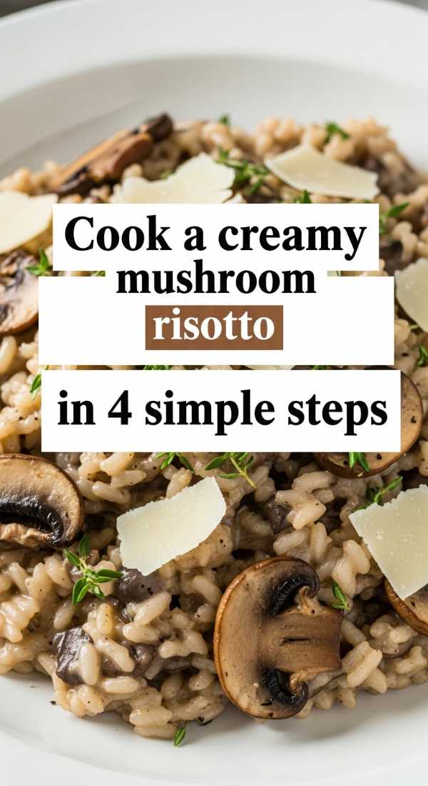 Cook A Creamy Mushroom Risotto In 4 Simple Steps 69e853d5130da