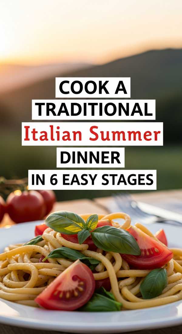 Cook A Traditional Italian Summer Dinner In 6 Easy Stages 69e32c4f27bd4