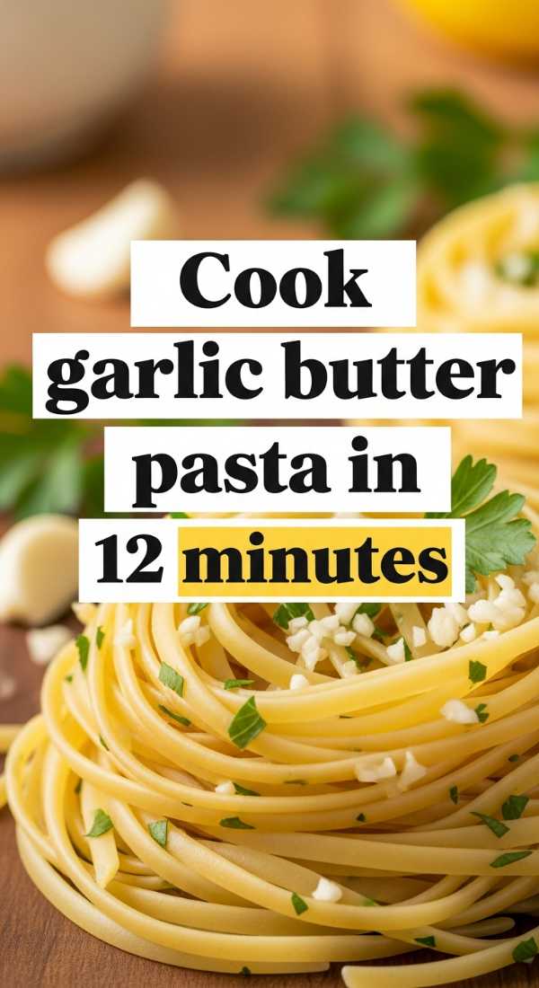 Cook Garlic Butter Pasta In 12 Minutes 69f1970007da2