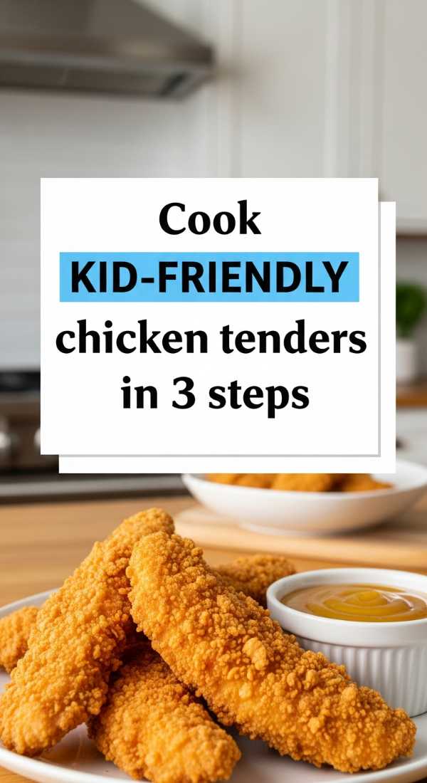Cook Kid Friendly Chicken Tenders In 3 Steps 69ec6f2709602