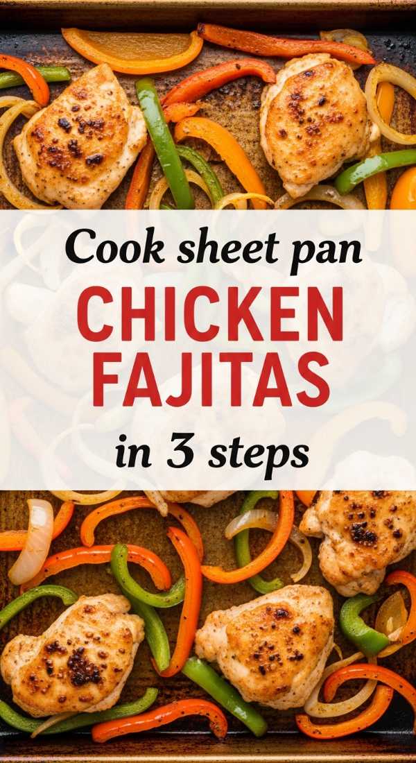 Cook Sheet Pan Chicken Fajitas In 3 Steps 69e70ad6c1b5e