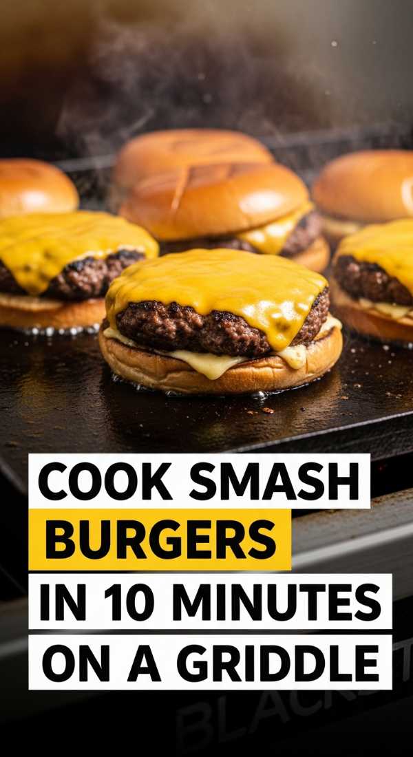 Cook Smash Burgers In 10 Minutes On A Griddle 69ec6f219b569