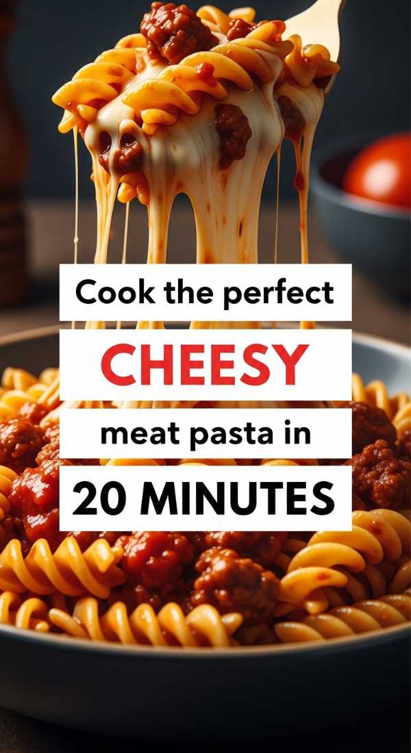 Cook The Perfect Cheesy Meat Pasta In 20 Minutes 69ec86e8b712b