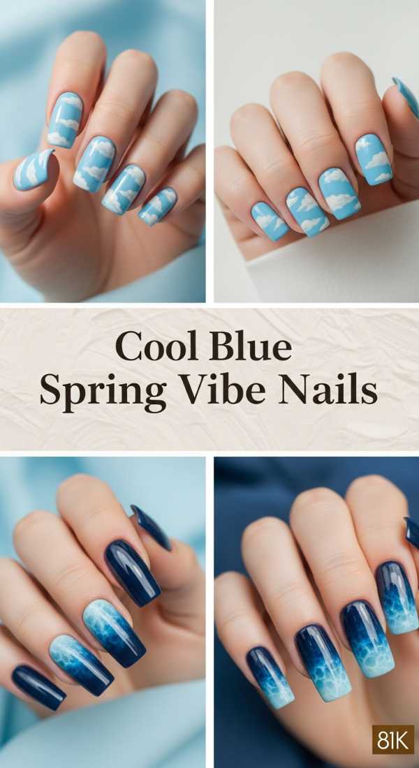 Cool Blue Spring Vibe Nails 69e5f3eca4107